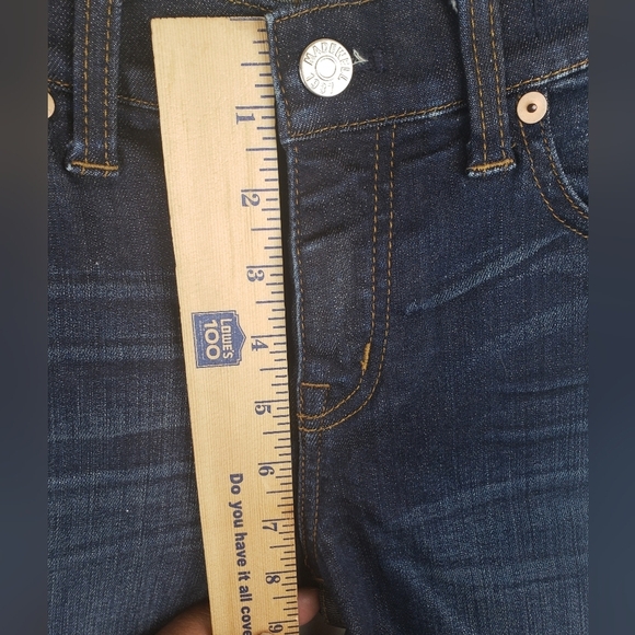 Madewell Alley Straight Dark Washed Blue Women's Jeans Sz 26 - Picture 6 of 9